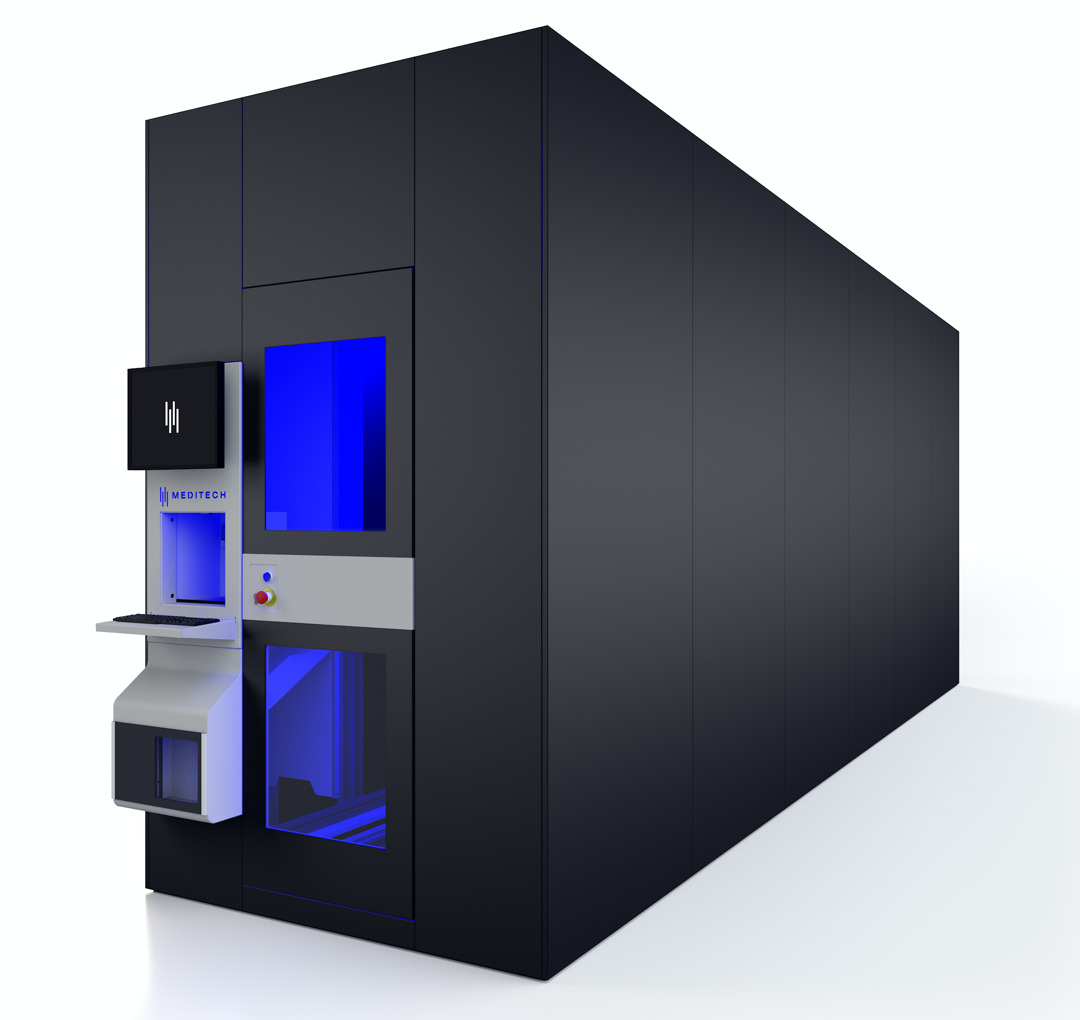 Der Kommissionier-Automat MT.XL wird komplett modular nach den Wünschen des Kunden konzipiert.